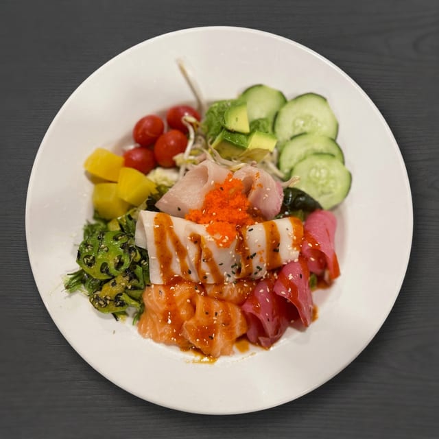 Spicy Sashimi Salad.
