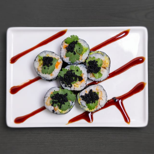Tequila Sunrise Roll.